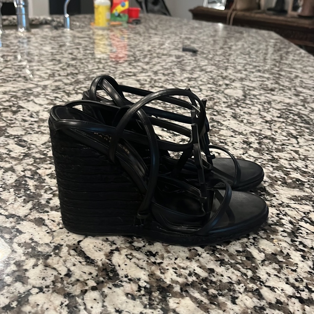 YSL wedges … like new 39 1/2. Size 8 1.2 - Picture 5 of 8